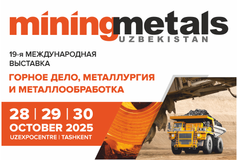 October 28-30, 19th International Exhibition Mining, Metallurgy and Metalworking-Mining Metal Uzbekistan October 28-30, 19th International Exhibition Mining, Metallurgy and Metalworking-Mining Metal Uzbekistan