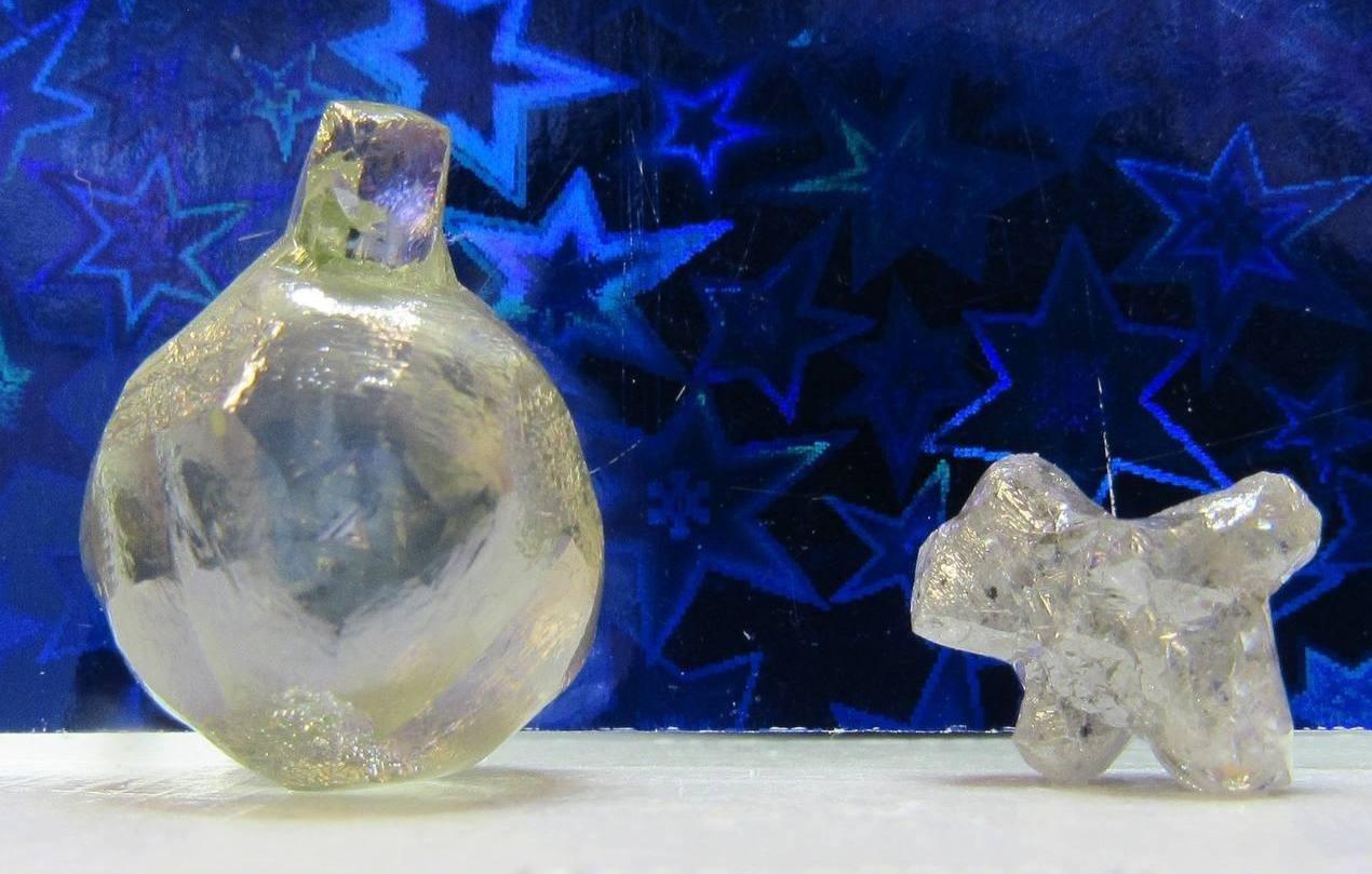 Diamonds of unusual shape: Severalmaz extracted New Year's crystals at the Lomonosov deposit